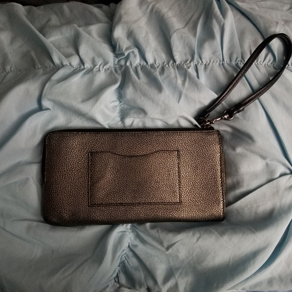 Coach pewter metal clutch - Picture 5 of 10